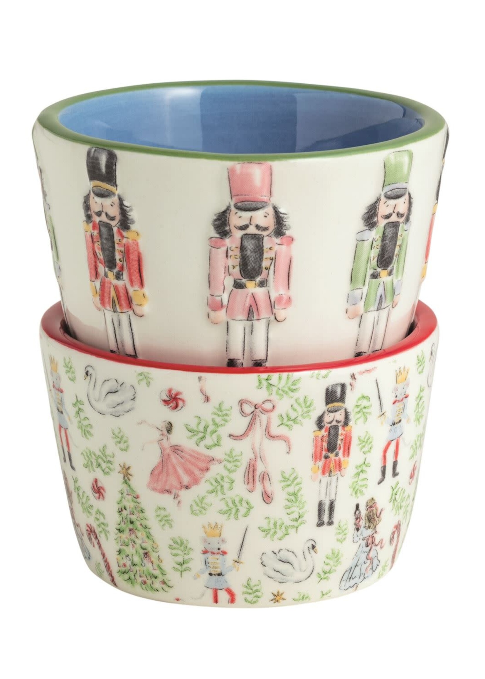 Mud Pie NUTCRACKERS RAMEKIN SET