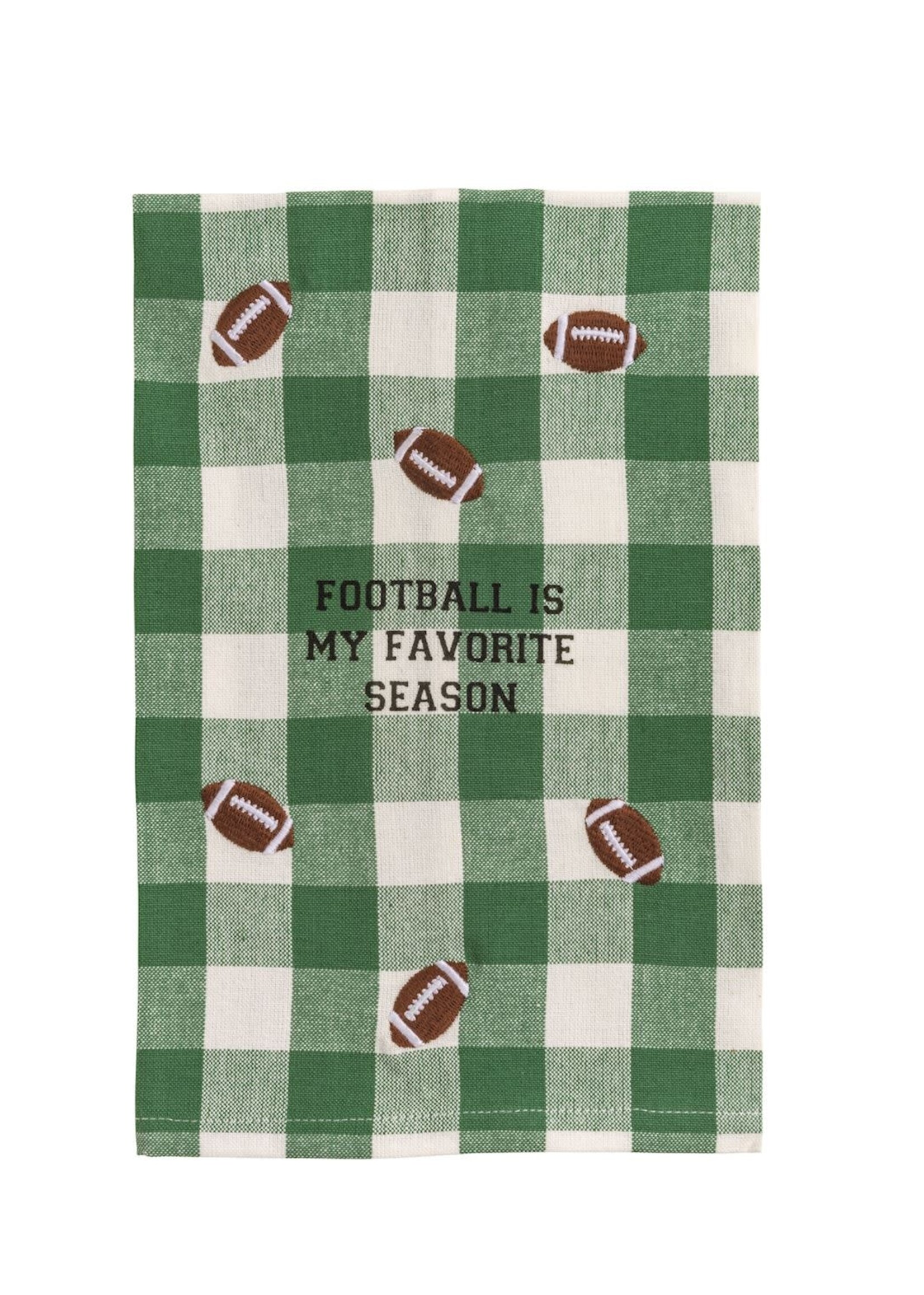 Mud Pie FOOTBALL FAV SEASON TOWEL