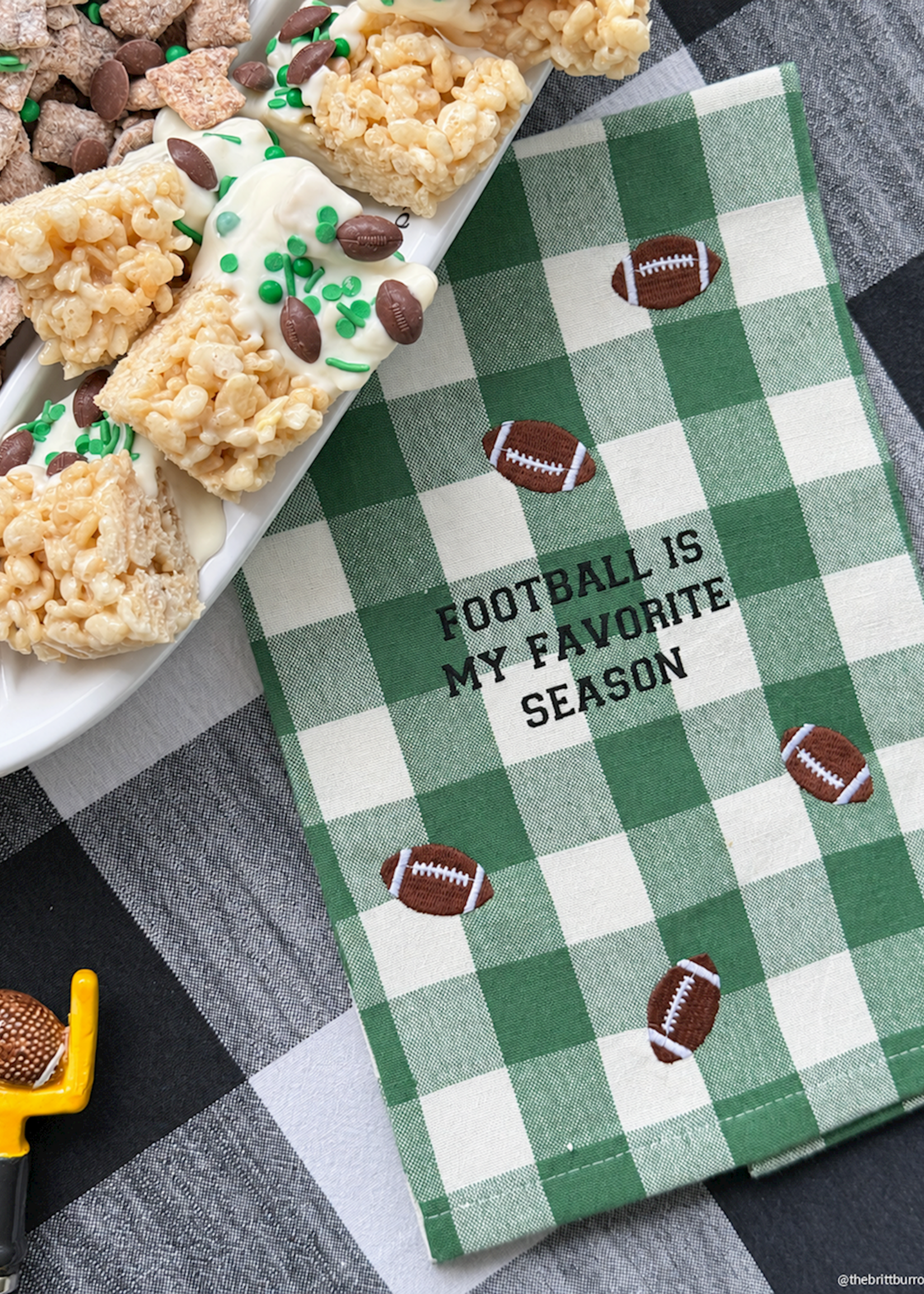 Mud Pie FOOTBALL FAV SEASON TOWEL