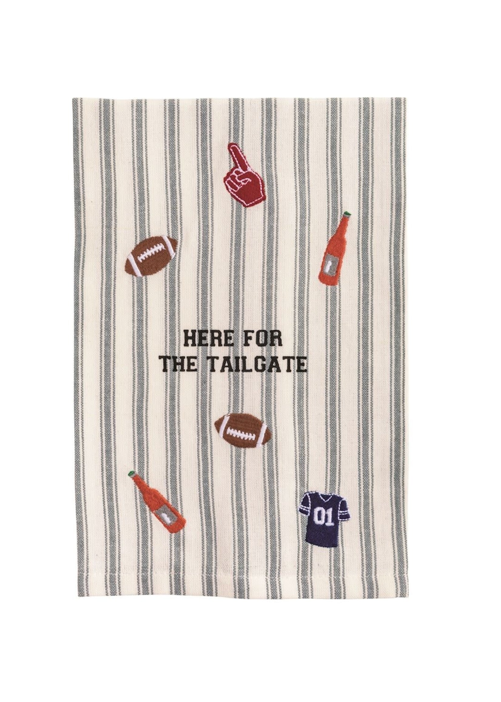 Mud Pie Mud Pie - HERE FOR THE TAILGATE TOWEL - 42170305H