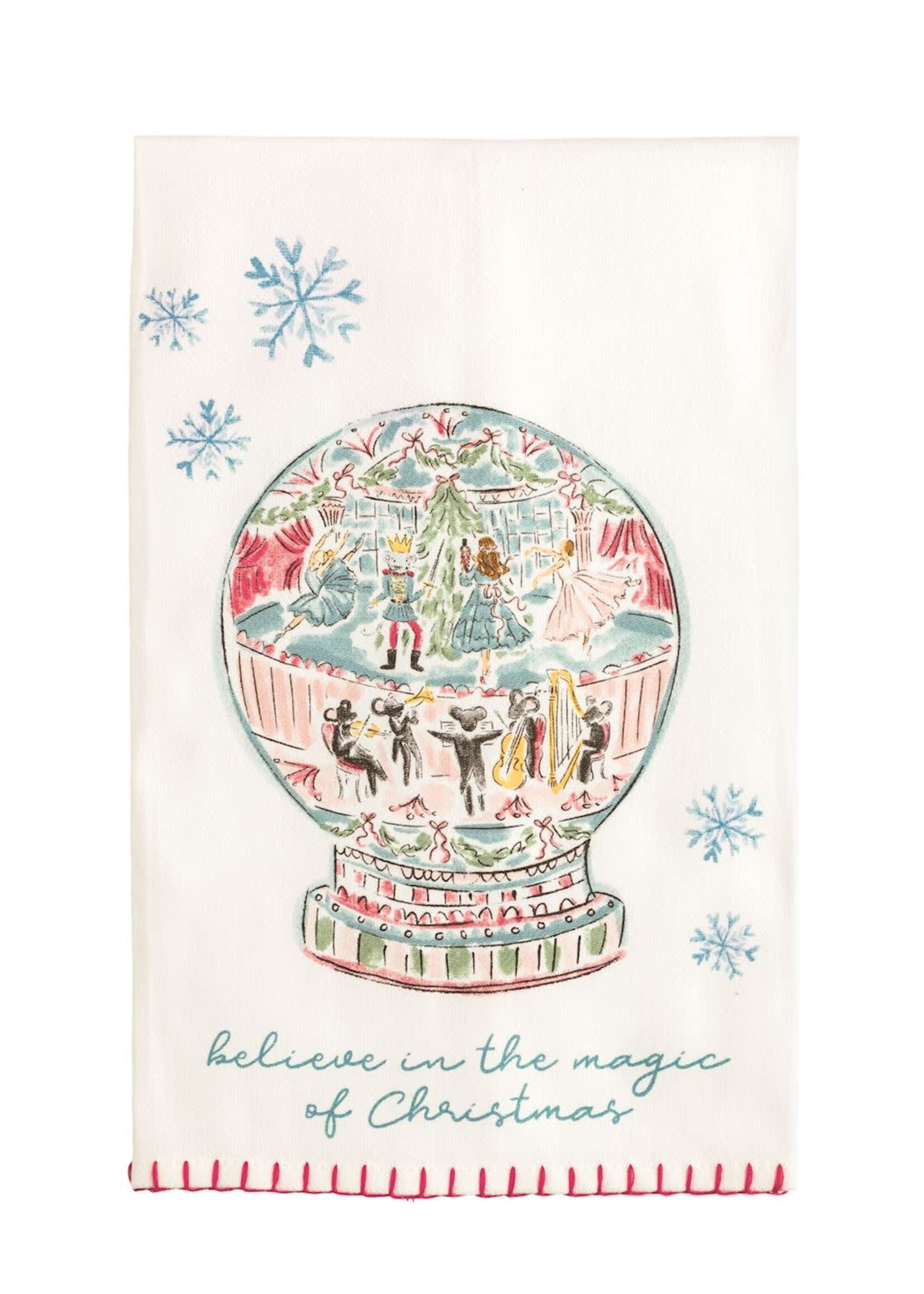 Mud Pie SNOW GLOBE TOWEL