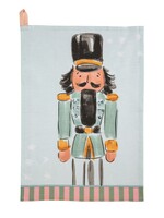 Mud Pie Mud Pie - BLUE NUTCRACKER PRINTED TOWEL - 42170316B