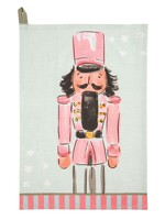Mud Pie Mud Pie - PINK NUTCRACKER PRINTED TOWEL - 42170316P