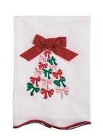 Mud Pie Mud Pie - BOW TREE EMBROIDERED TOWEL - 42170326B