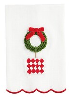Mud Pie Mud Pie - WREATH XMAS TOPIARY TOWEL - 42170348W