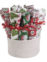 Mud Pie Mud Pie - XMAS BLOCK PRINT TOWEL - 42170351
