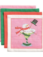 Mud Pie Mud Pie - SNOWMAN SET COCKTAIL NAPKIN - 42800147S