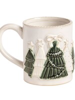 Mud Pie Mud Pie - TREE WHITE XMAS ICON MUG - 43500305T