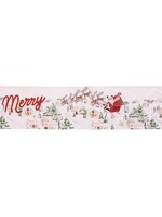 Mud Pie Mud Pie - VINTAGE SANTA SCENE RUNNER - 43900162
