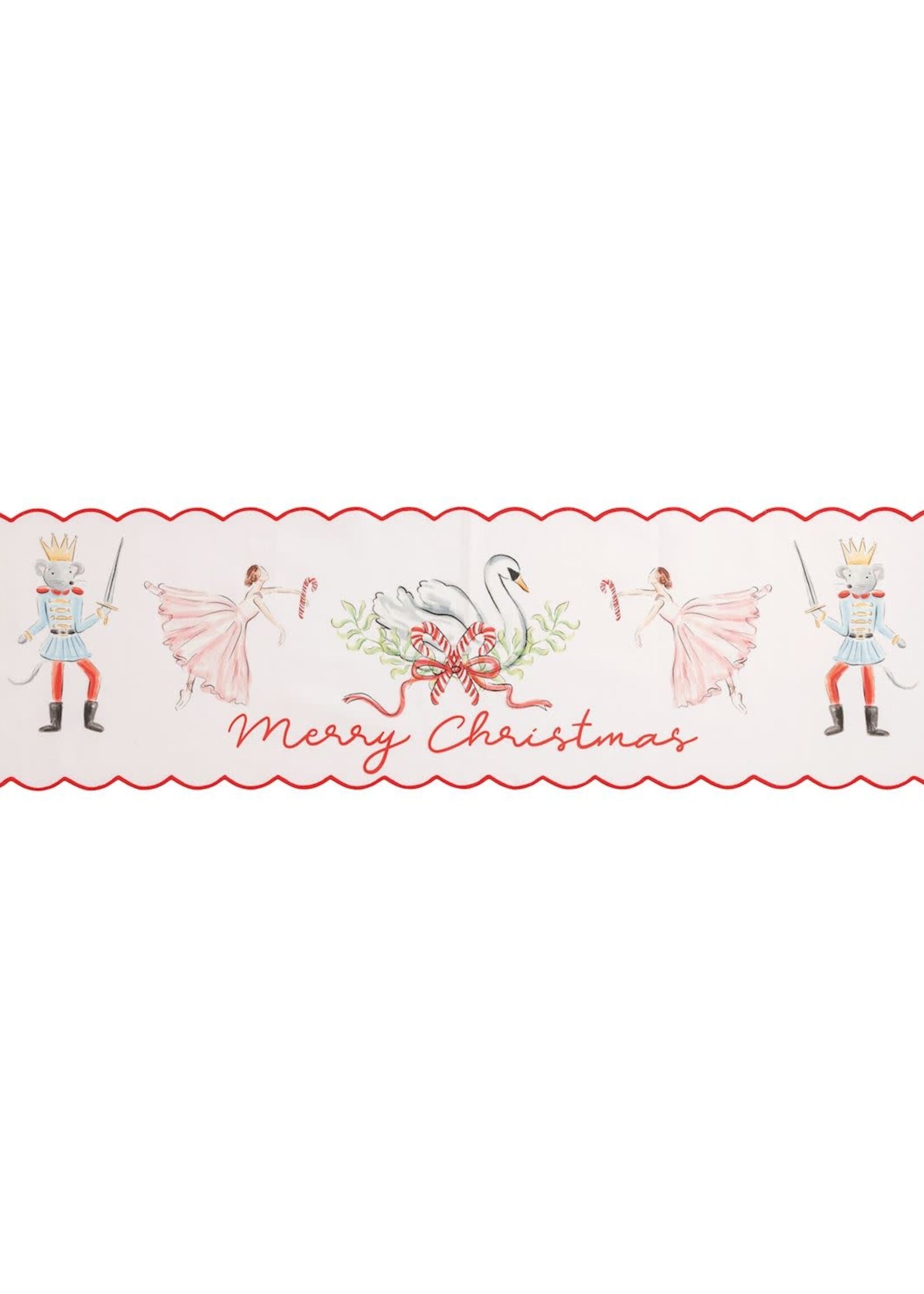 Mud Pie NUTCRACKER TABLE RUNNER