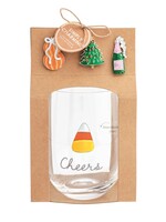 Mud Pie Mud Pie - SIMPLY CHARMING WINE GLASS - 44600155