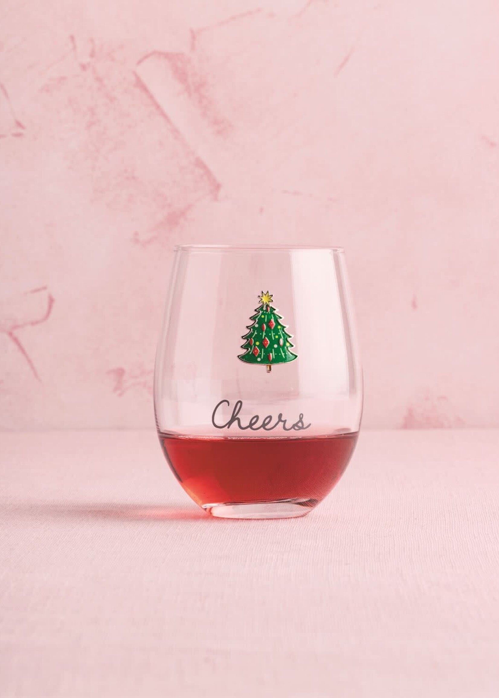 Mud Pie SIMPLY CHARMING WINE GLASS