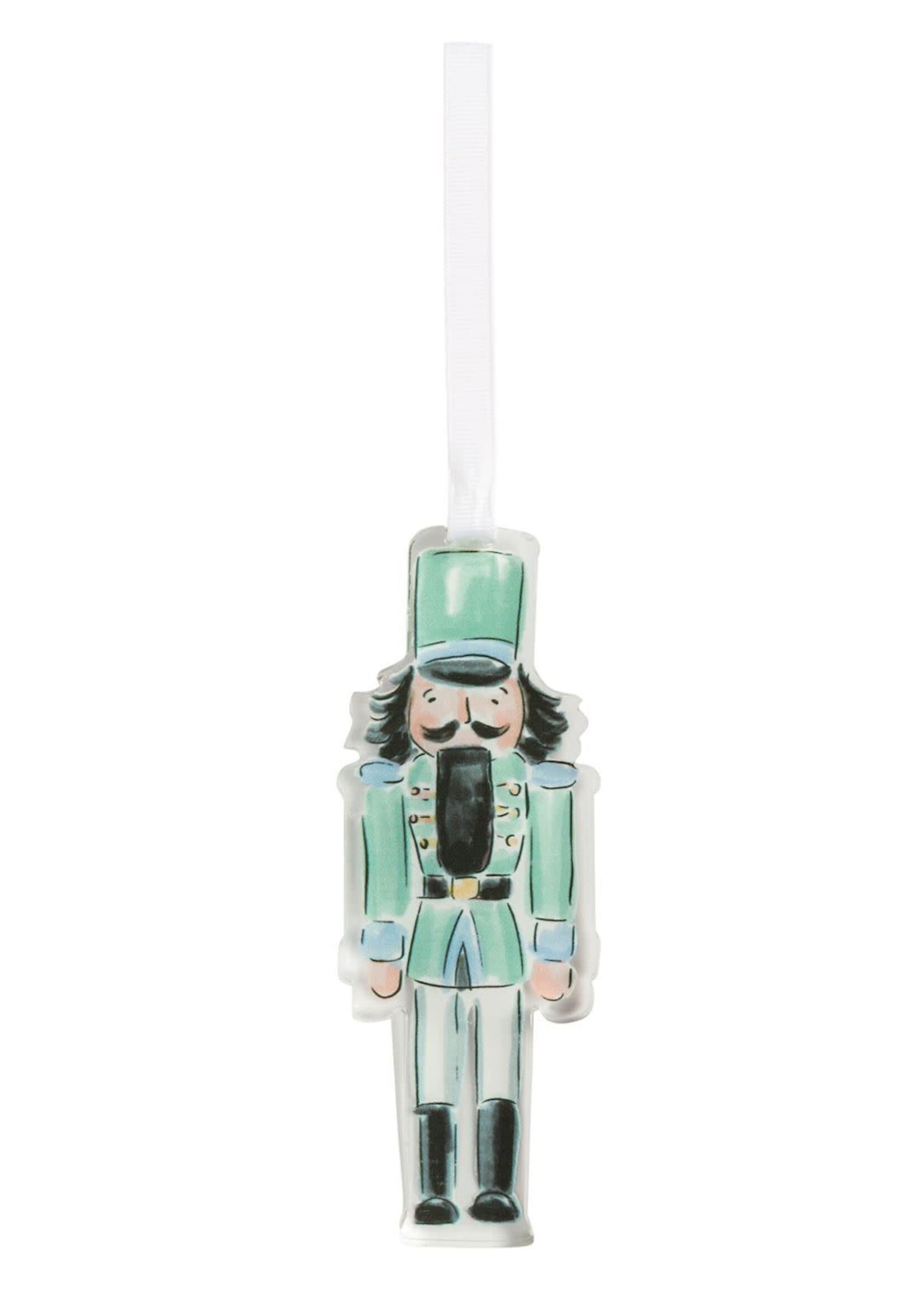 Mud Pie GREEN NUTCRACKER ORNAMNET