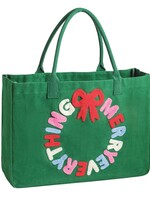 Mud Pie Mud Pie - HOLIDAY BOUCLE TOTE GR - 82160150GR