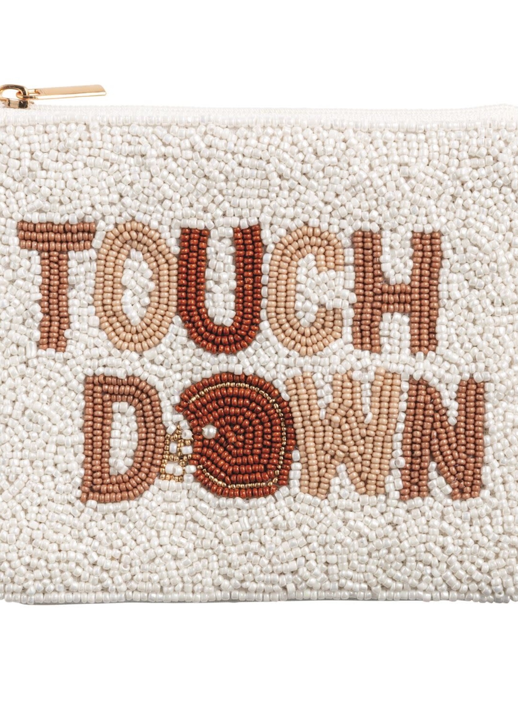 Mud Pie TAILGATE BEADED CASE WH