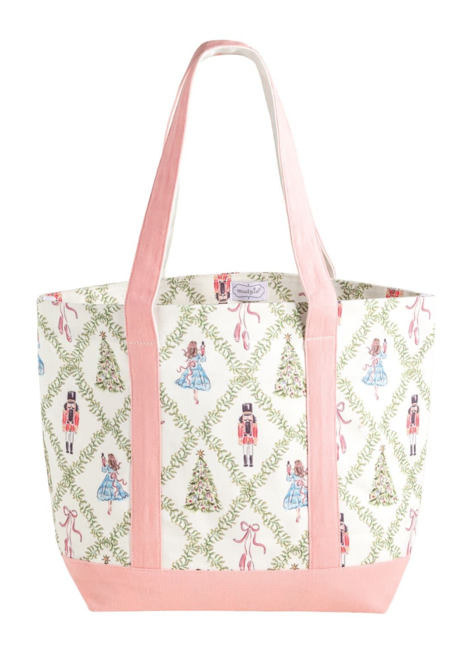 Mud Pie NUTCRACKER CANVAS TOTE