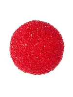 RAZ Imports RAZ - 6" Red Glitter Ball Ornament - 4542095
