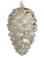 RAZ Imports RAZ - 10" Pewter Pinecone Ornament - 4624960