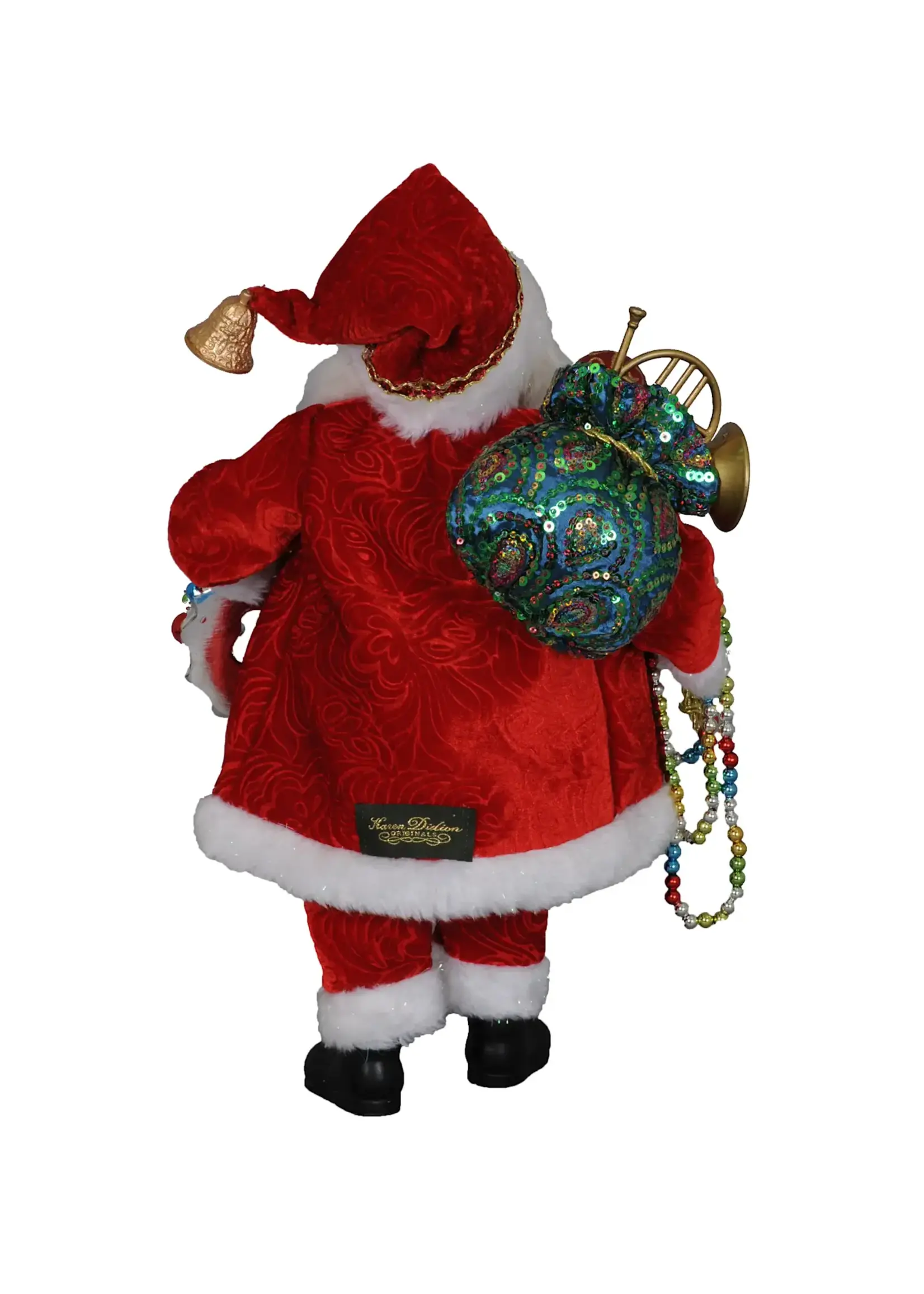 Karen Didion Beads w/ Wreath Santa
