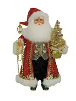 Karen Didion Karen Didion - Lighted Traditional Elegance Santa - CC16-200