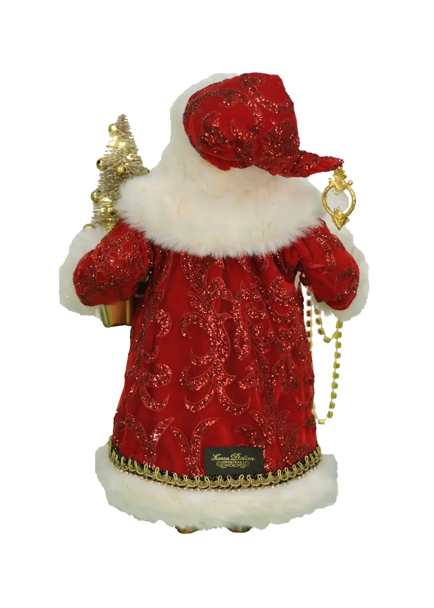 Karen Didion  Lighted Traditional Elegance Santa