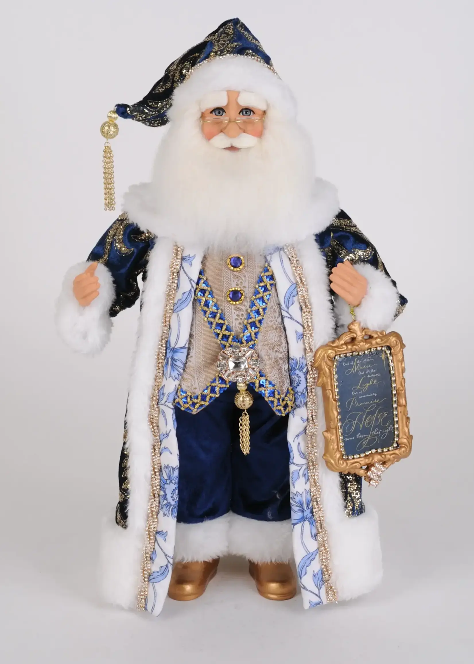 Karen Didion Chinoiserie Santa
