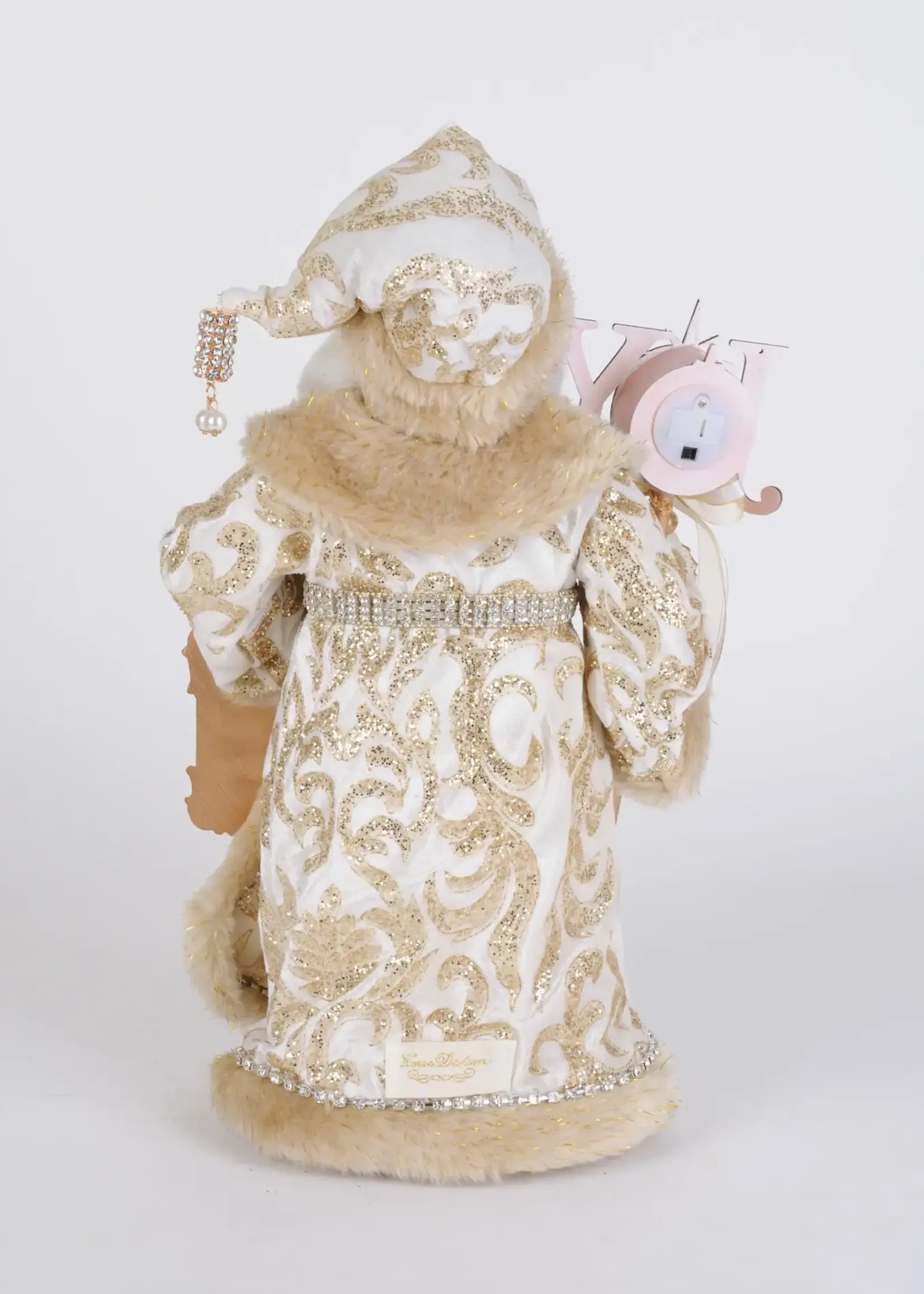 Karen Didion Lighted Joyous Presence Santa