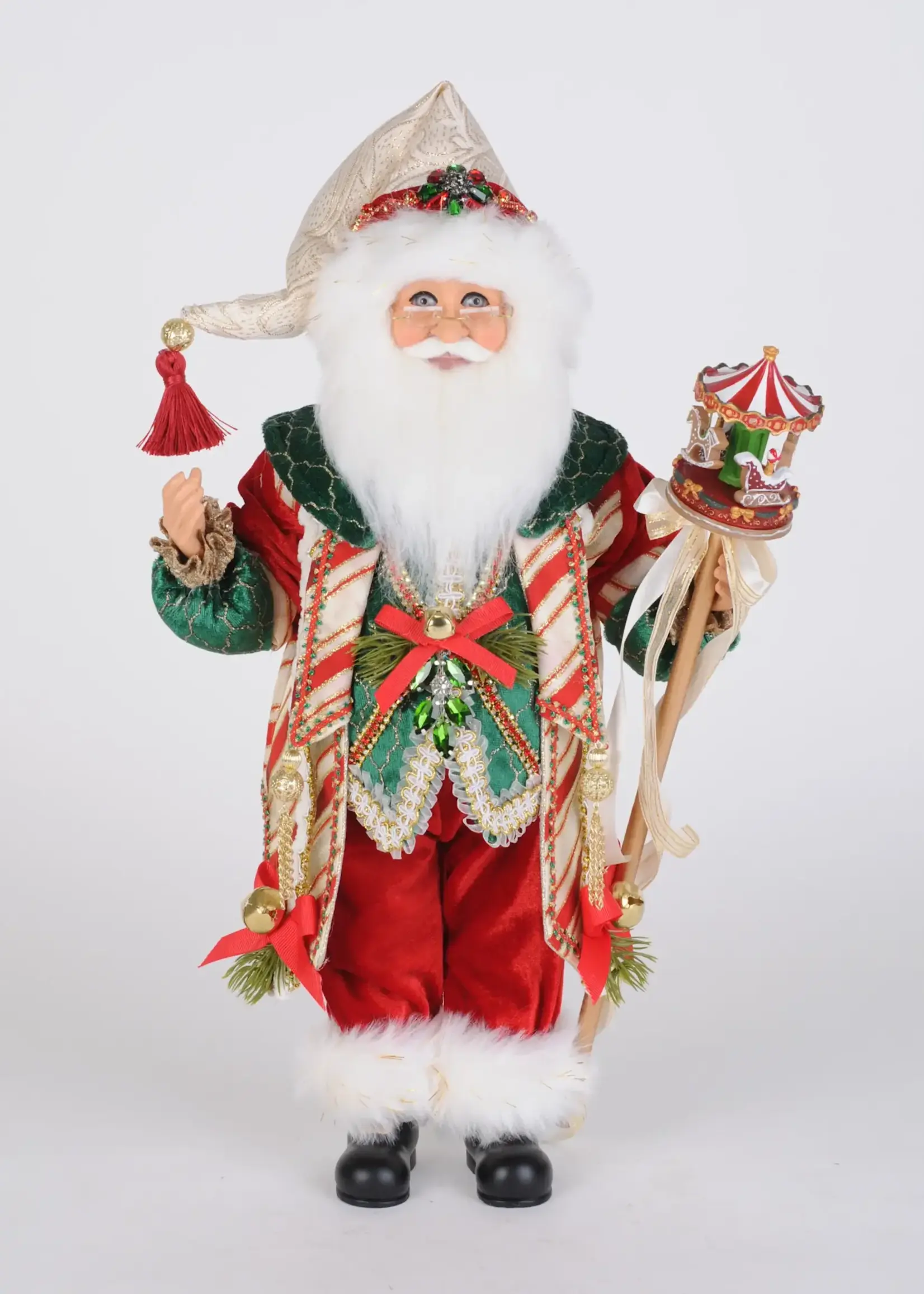 Karen Didion Carousel Christmas Santa