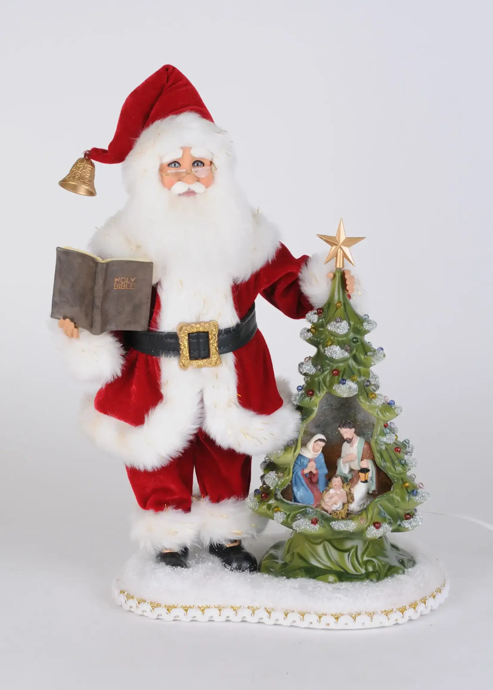 Karen Didion Lighted Christmas Eve Reverence Santa