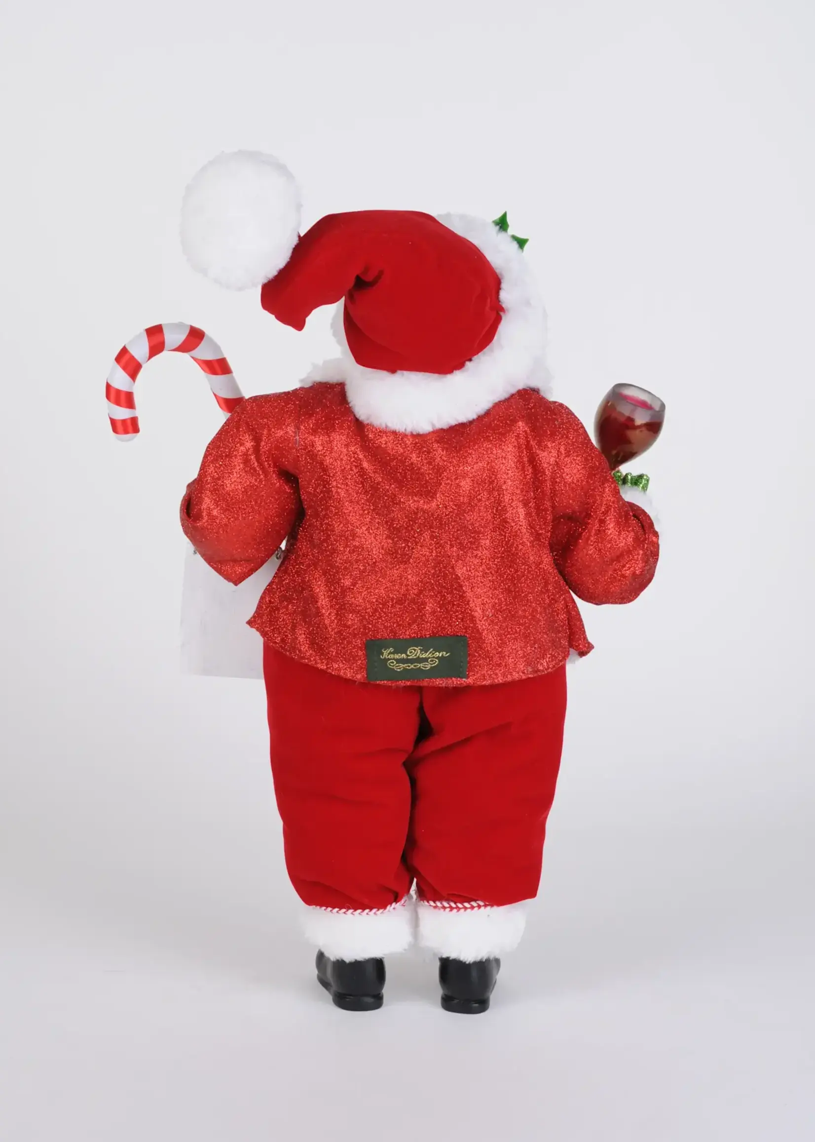Karen Didion Lighted Victorian Elegance Santa