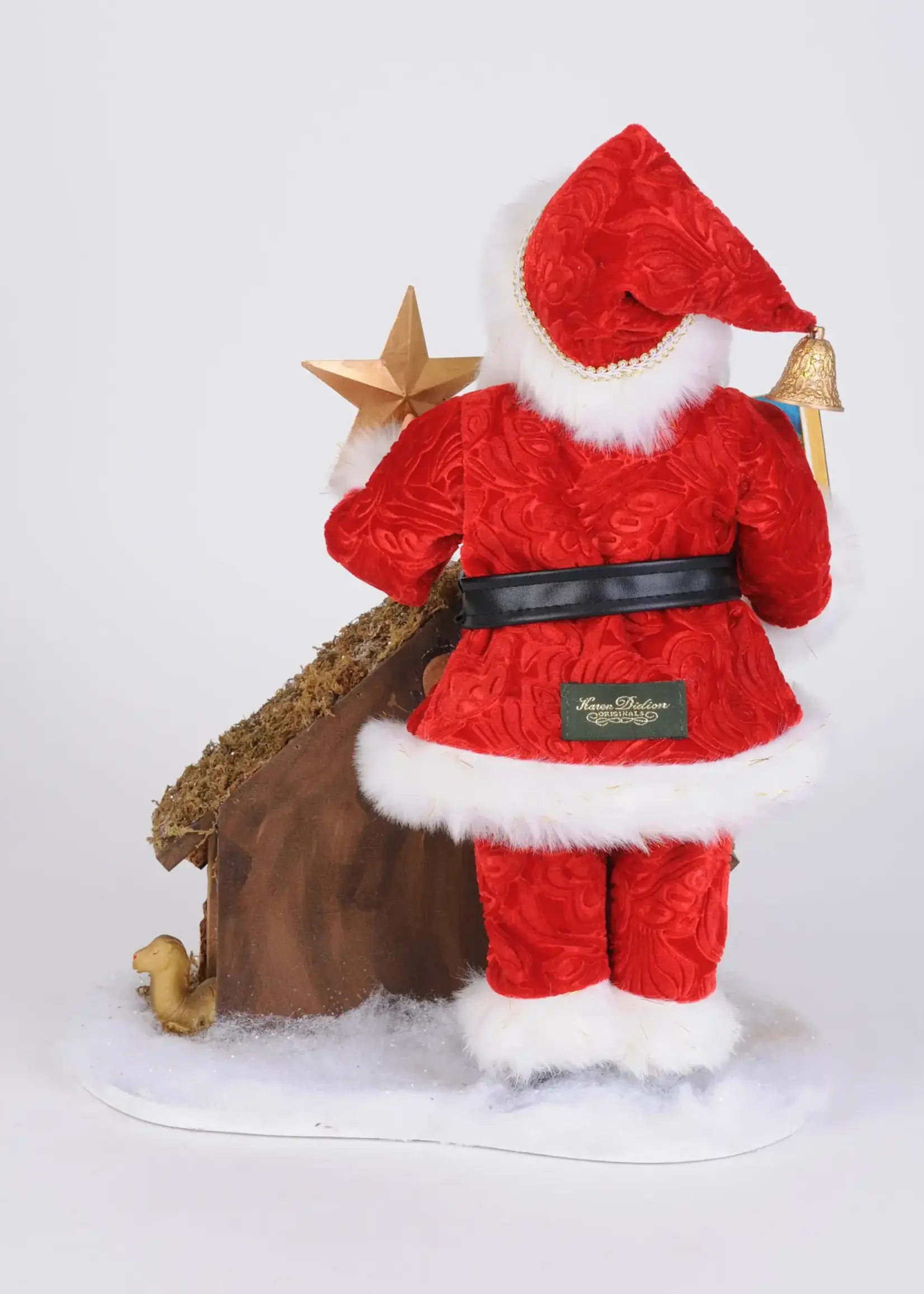 Karen Didion Lighted Nativity Santa
