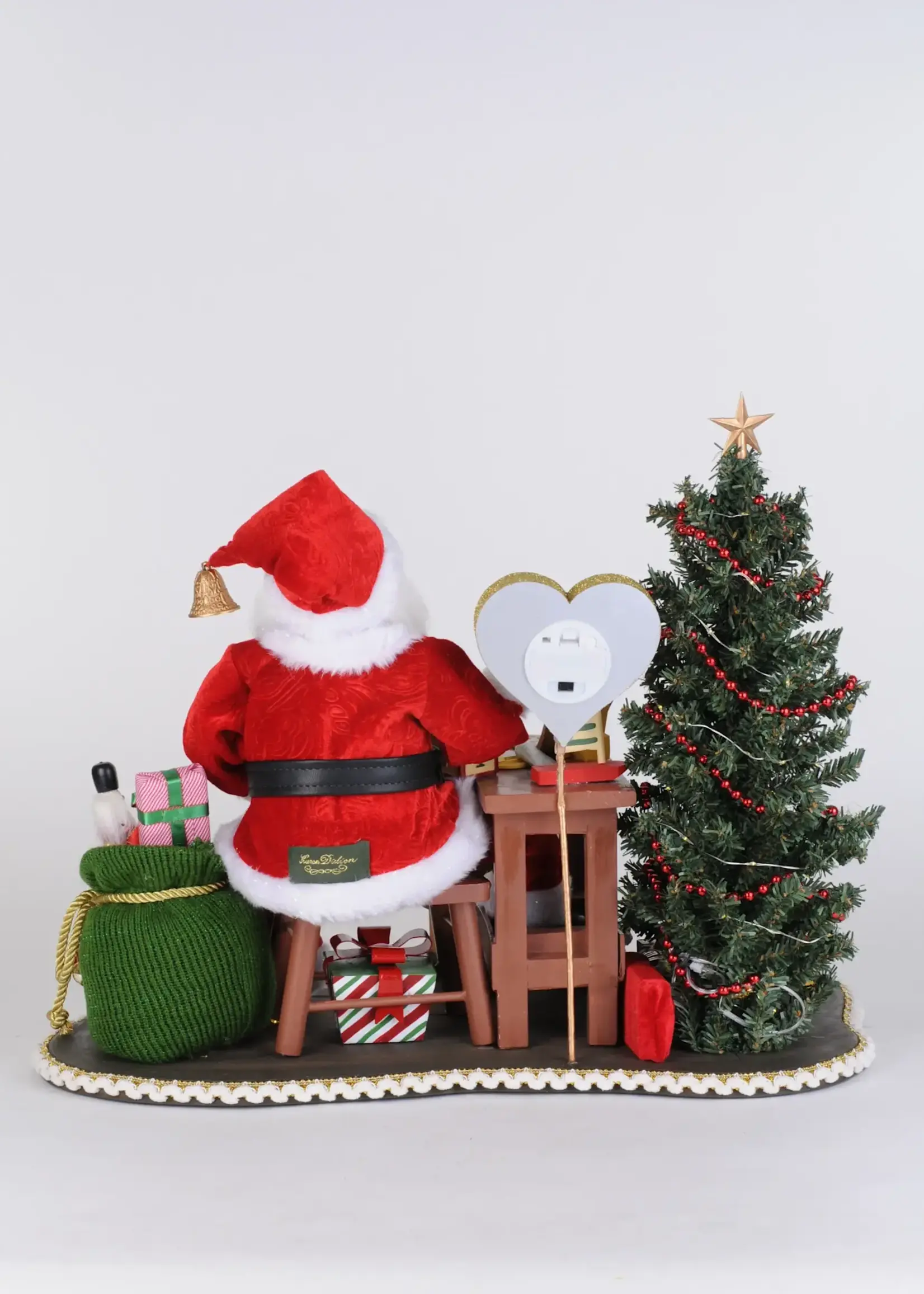 Karen Didion Lighted Believe in the Magic of Christmas Santa 30th Anniversary Limited Edition
