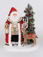 Karen Didion Karen Didion - Lighted Woodland Eve of Christmas Santa - SC-73