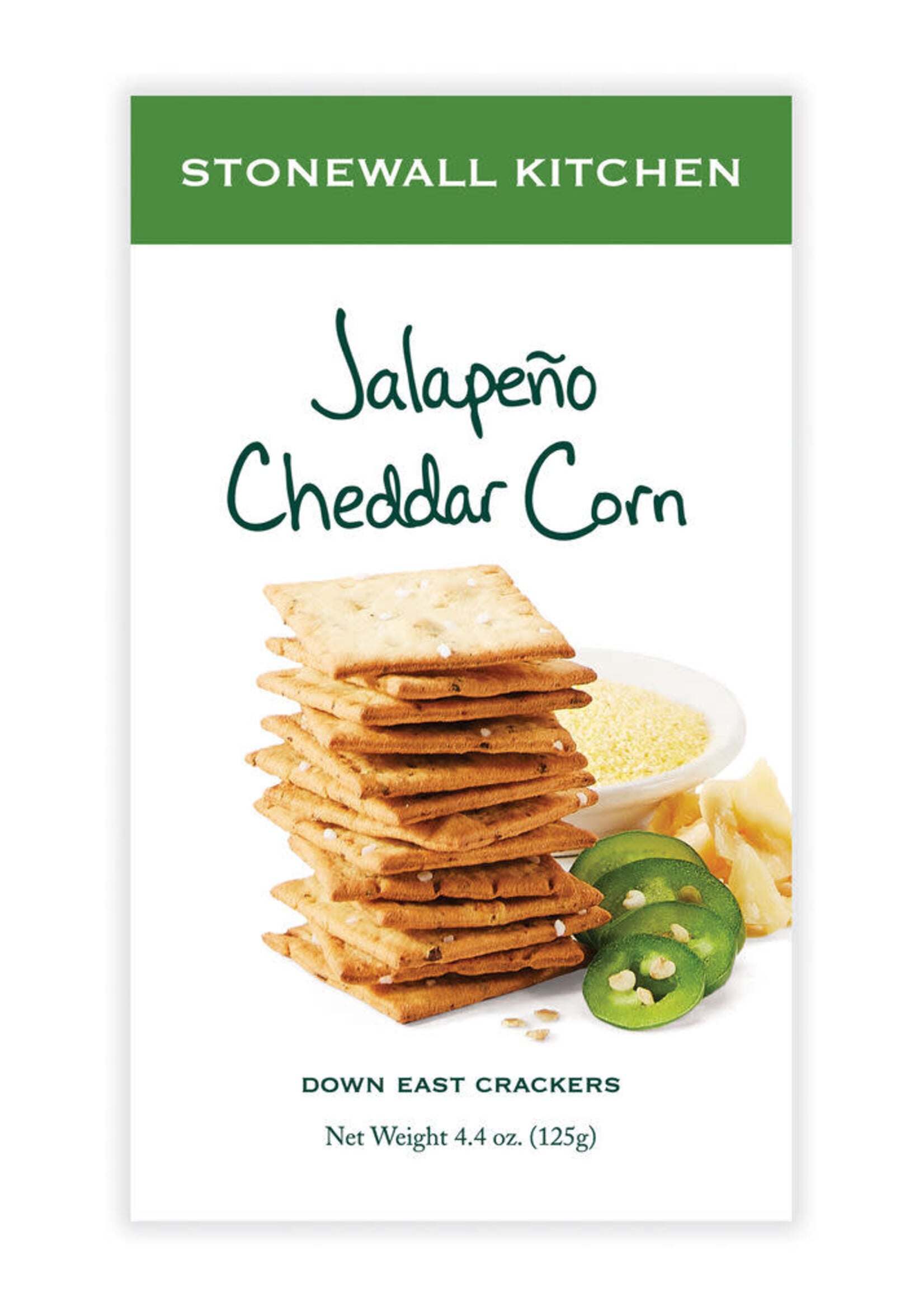 Jalapeno Cheddar Corn Crackers