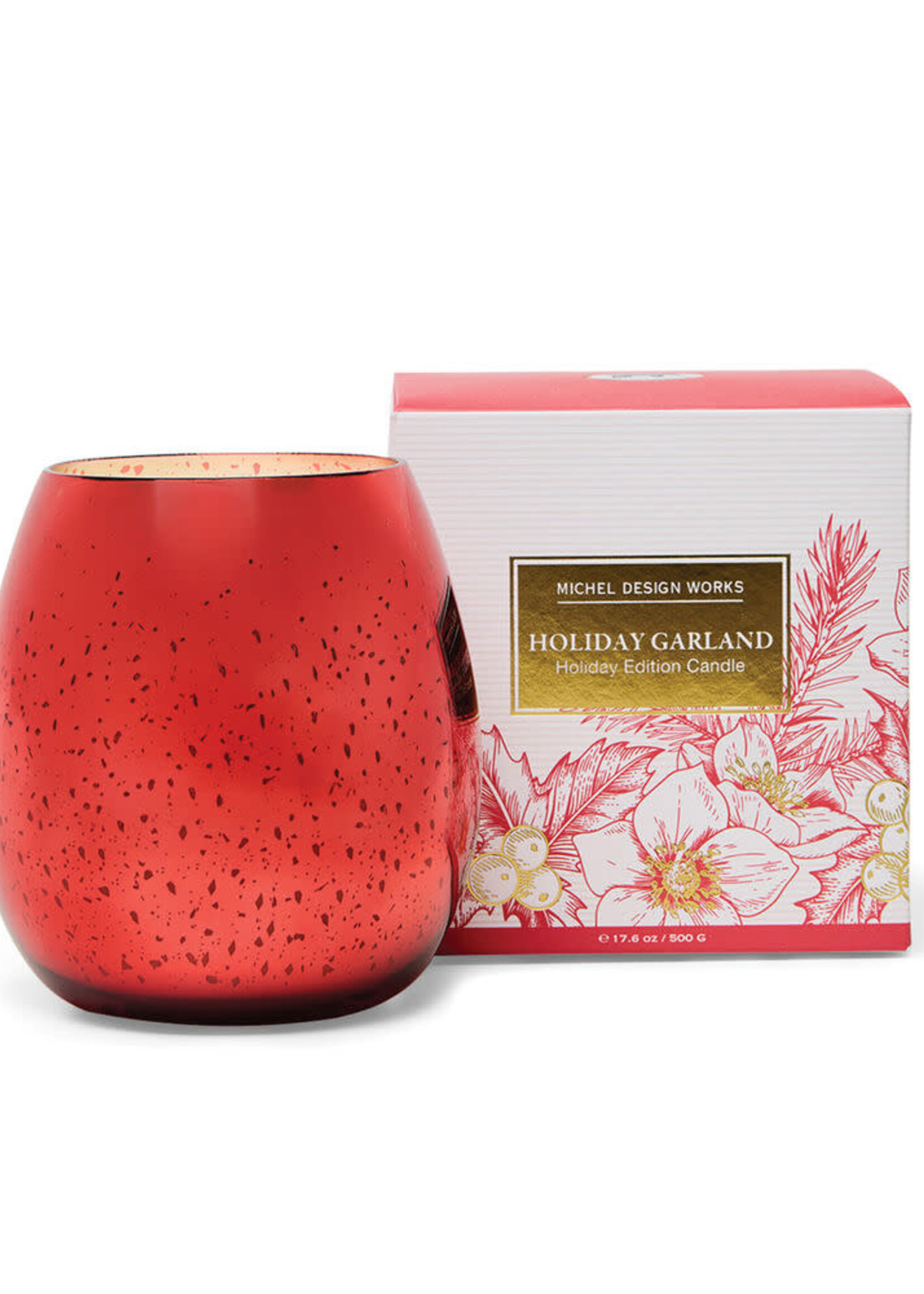 Michel Design Works Holiday Garland Holiday Edition Candle