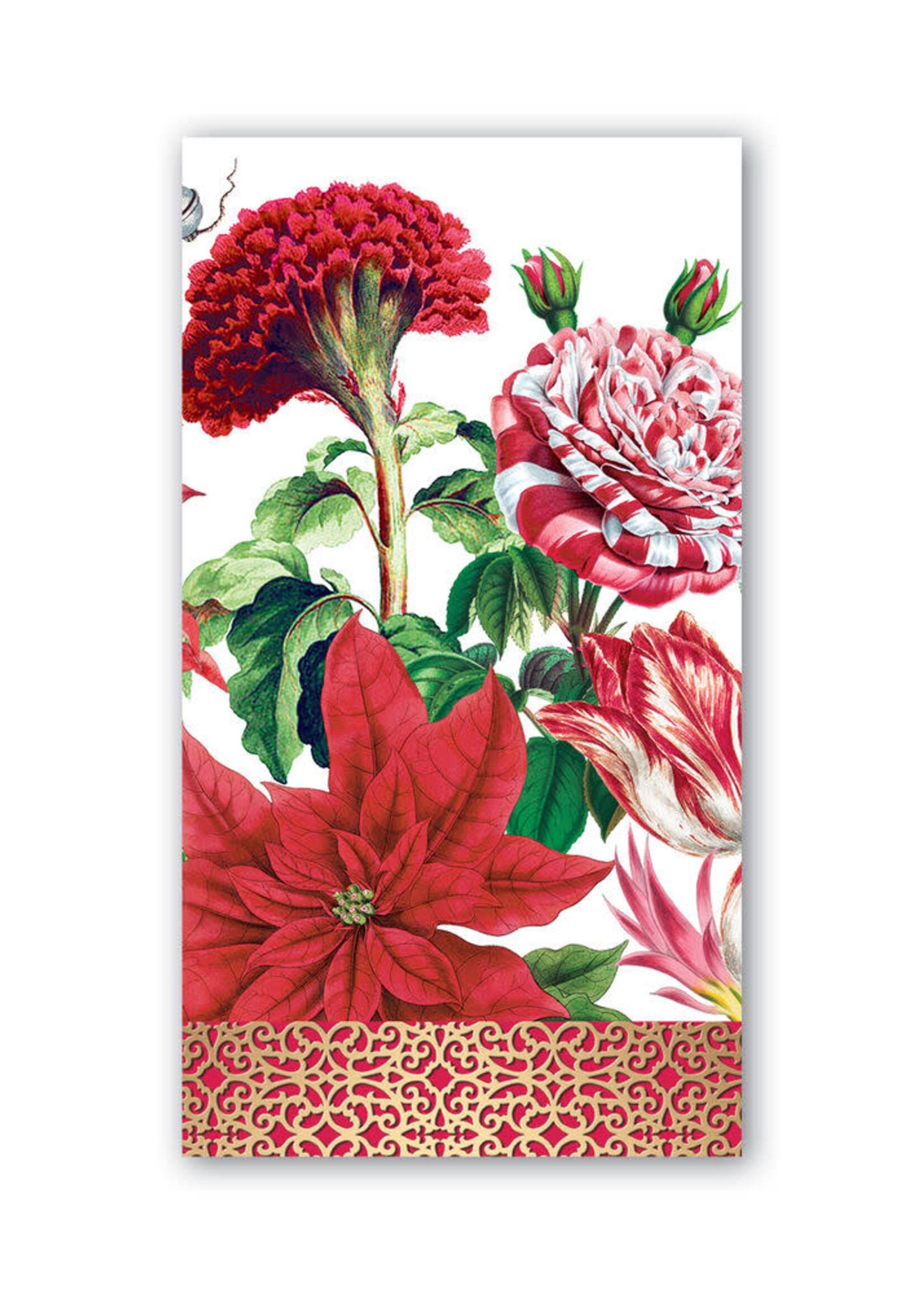 Michel Design Works Christmas Bouquet Hostess Napkin