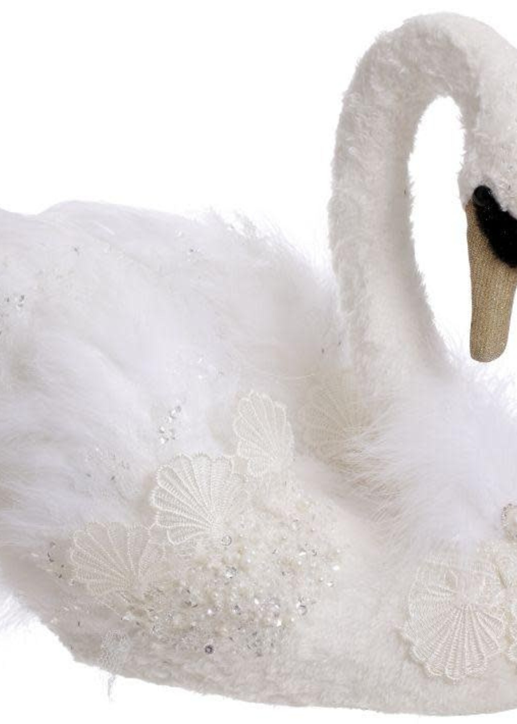 Mark Roberts SNOW SWAN 13X11.5''