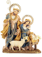 Mark Roberts 11-67504-BLU TIMELESS HOLYFAMILY 15.5''