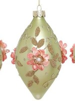 Mark Roberts 78-62964 FLORAL PEARL ORN3-4'' ASST.