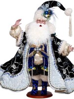 Mark Roberts 51-64220 BLUE SUEDE SHOES SANTA