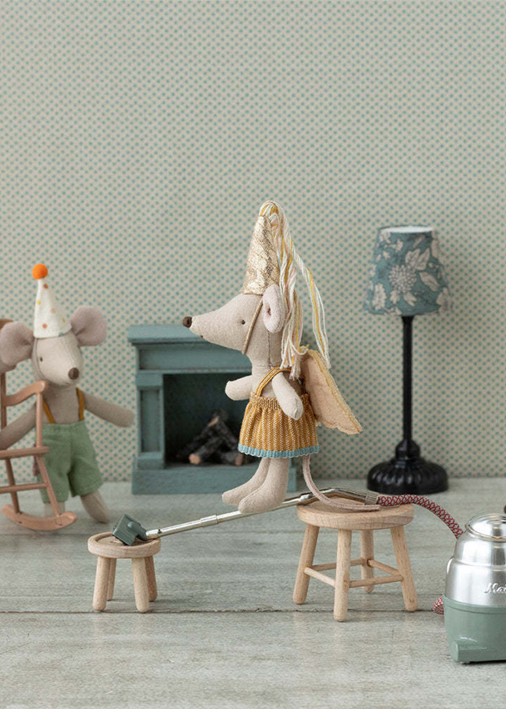Maileg Table and stool set, Mouse