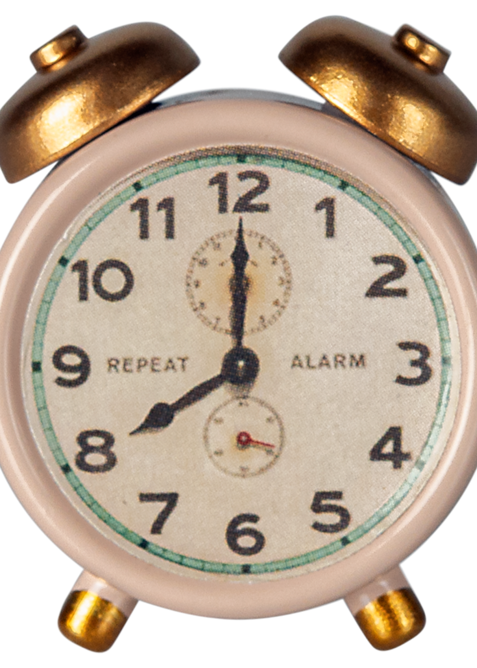 Maileg Alarm clock, Mouse - Powder