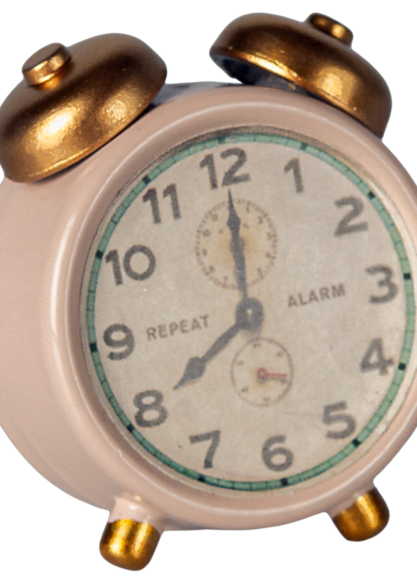Maileg Alarm clock, Mouse - Powder
