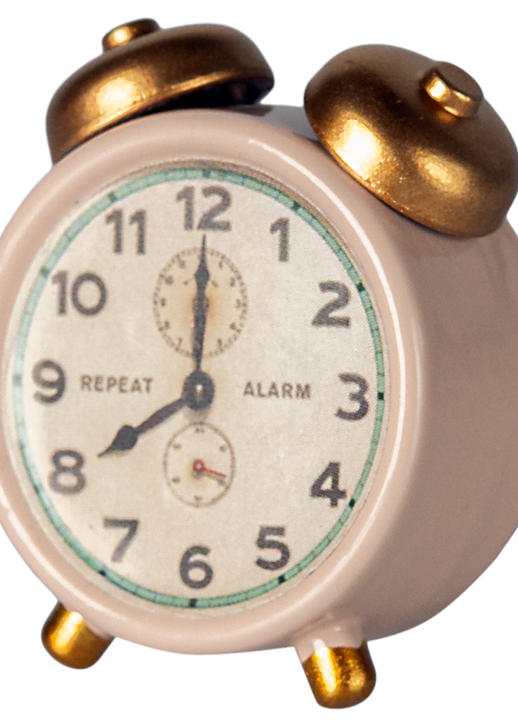 Maileg Alarm clock, Mouse - Powder