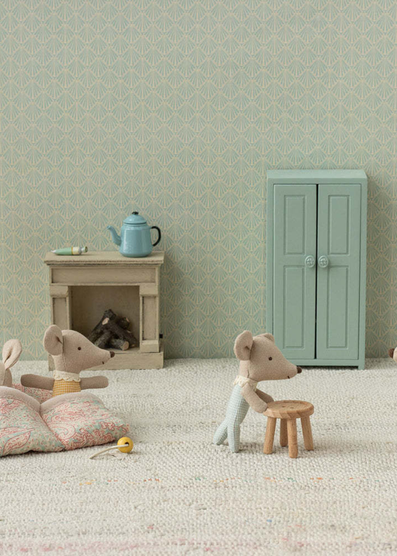 Maileg Triplets, Baby mice in matchbox -checker