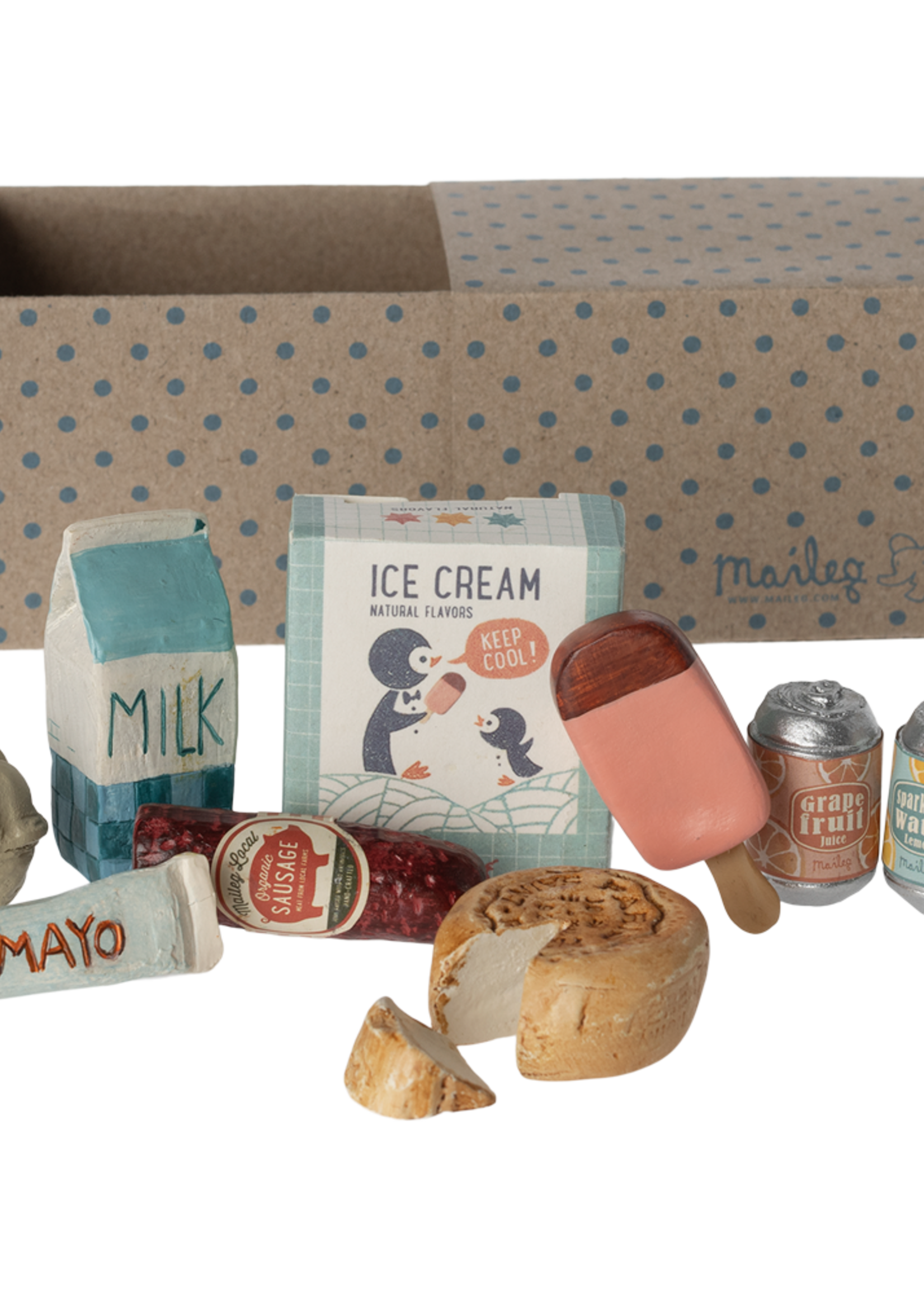 Maileg Grocery box, Miniature