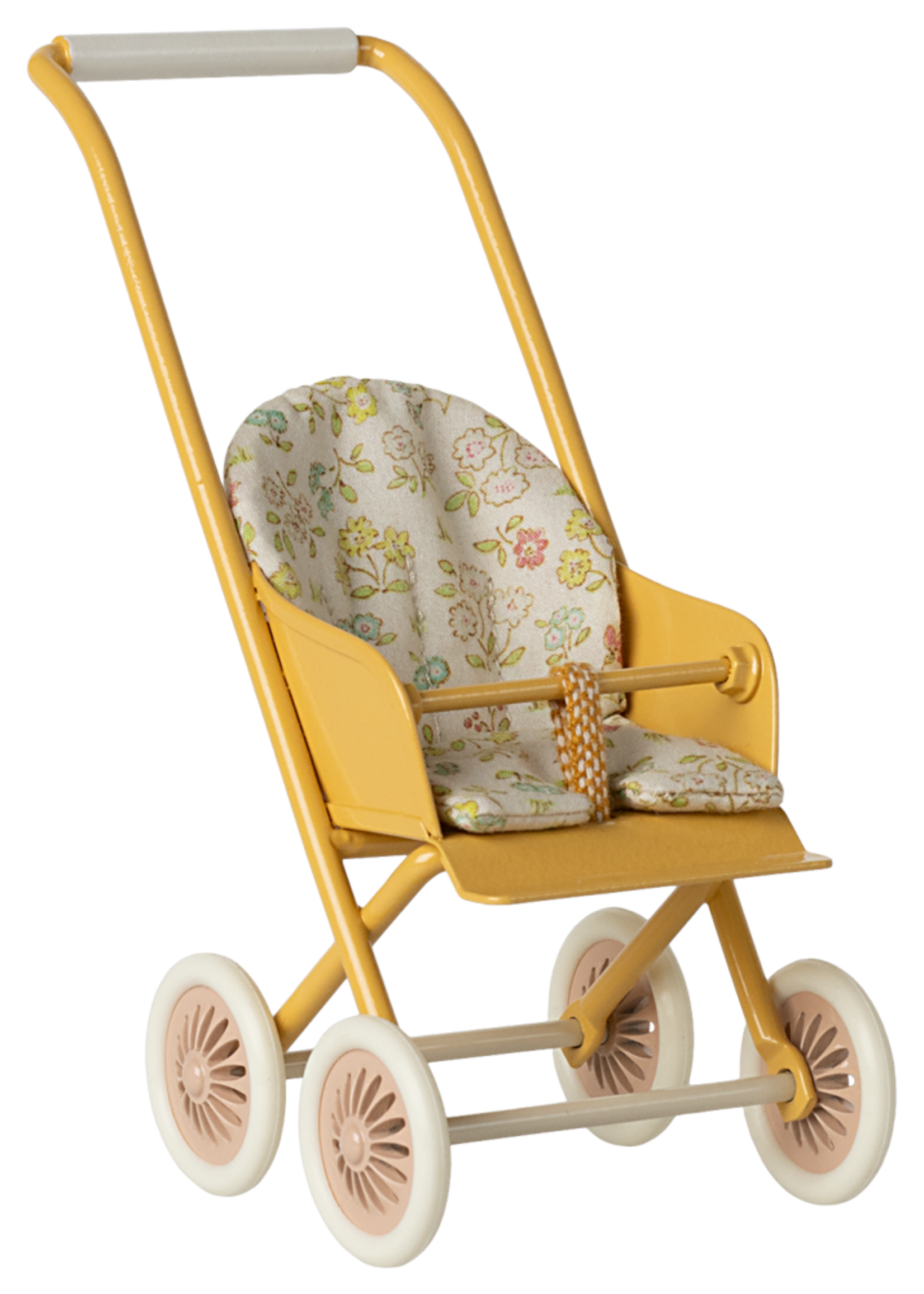 Maileg Stroller, Micro - Yellow