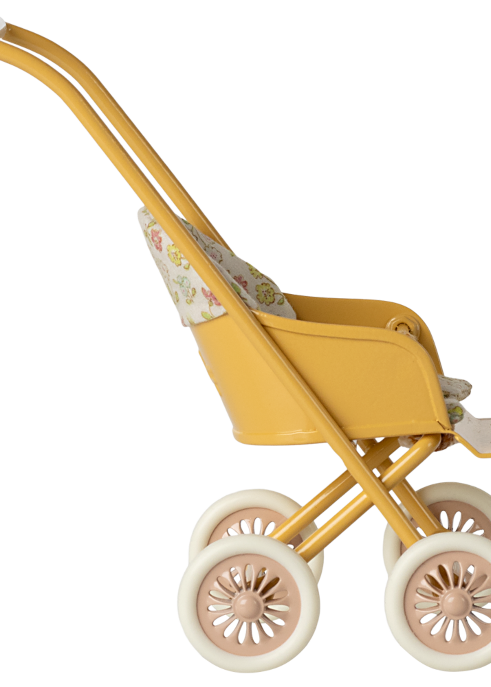 Maileg Stroller, Micro - Yellow