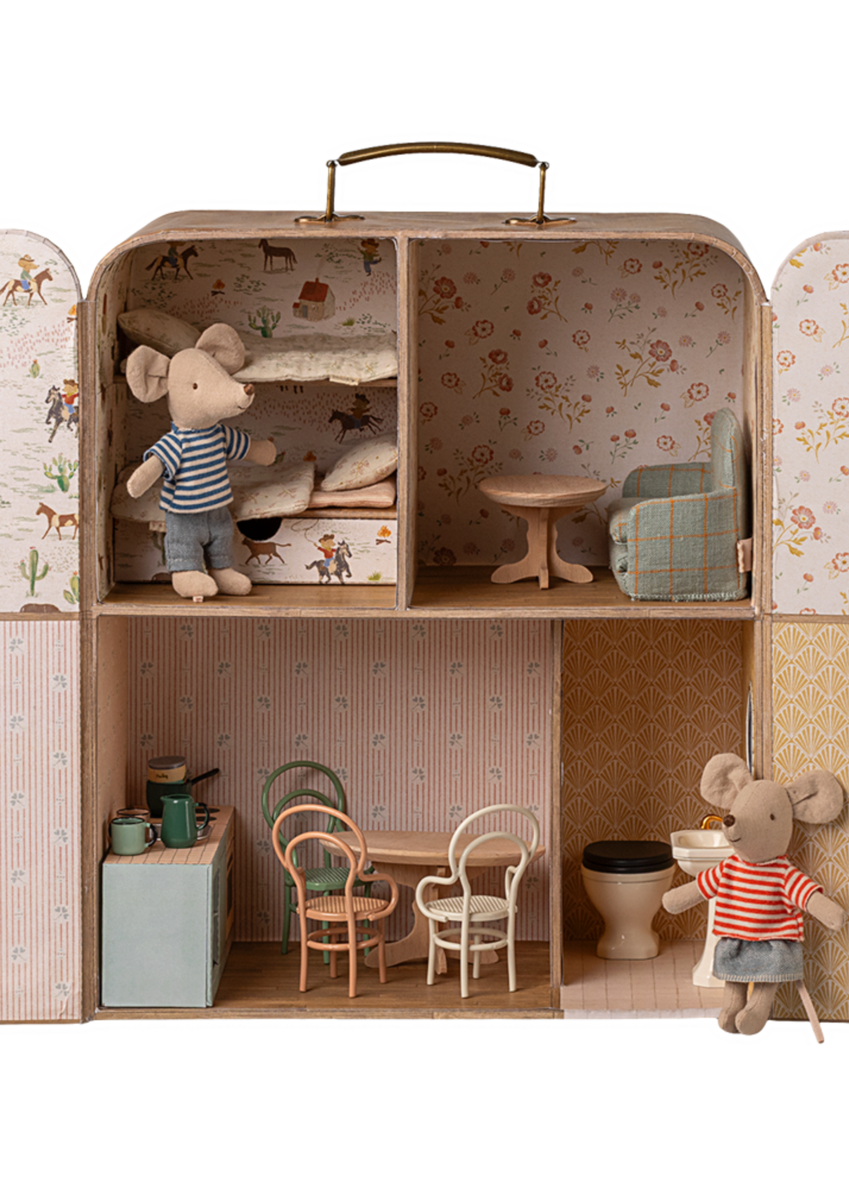Maileg SuitCasa, Little sister and brother mouse