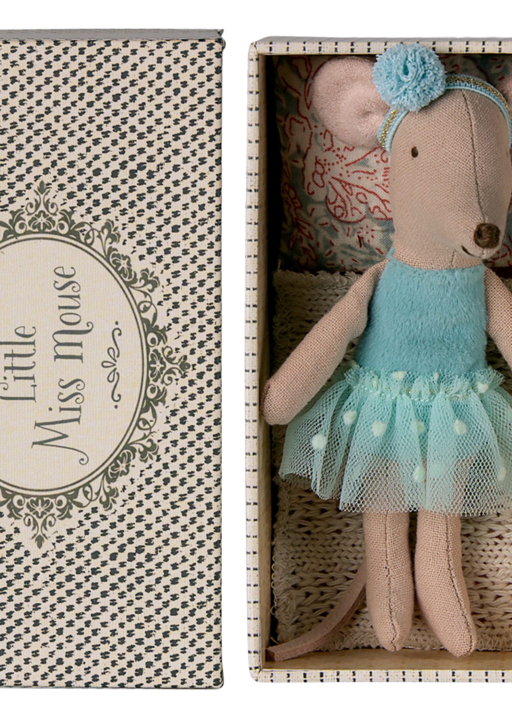 Maileg Dance mouse in daybed, Little sister